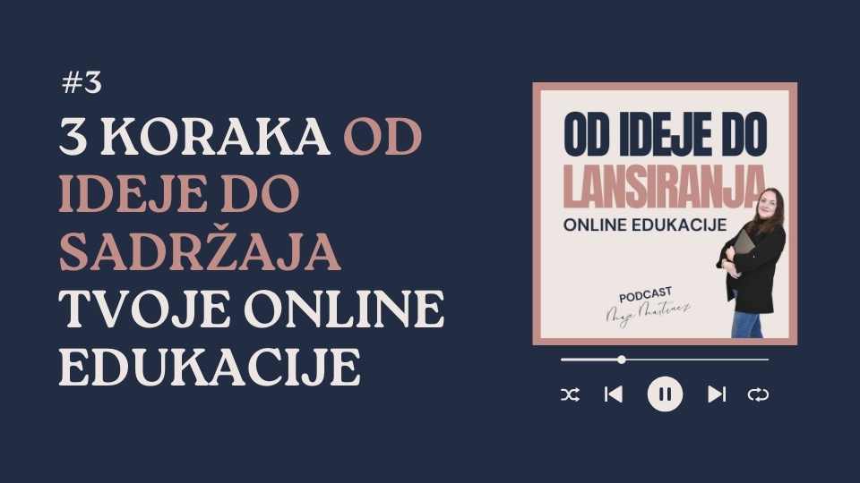 sadržaj online edukacije
