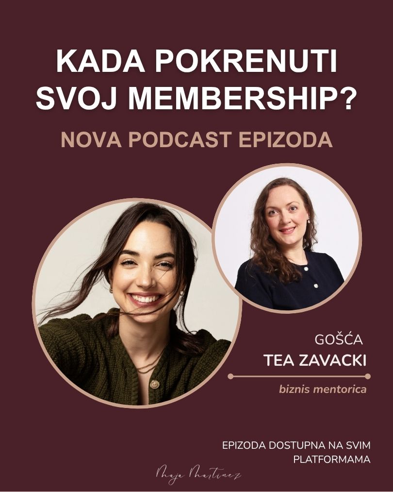 Tea Zavacki kada pokrenuti membership